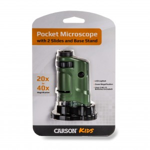 CARSON MicroBrite Microscope de poche 20x-40x 