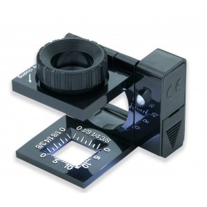 CARSON Loupe sur pied pliable 11.5x avec Led et réglette