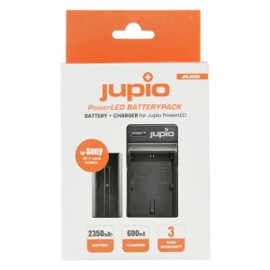 JUPIO Pack PowerLED : batterie + chargeur