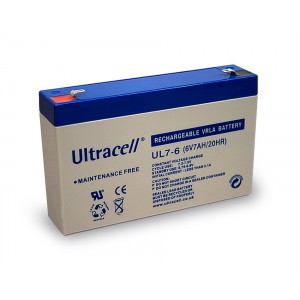 ULTRACELL Batterie au plomb 6V 7Ah