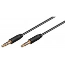 Câble de connexion audio AUX, 3,5 mm stéréo 3 pôles, slim, CU