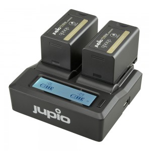 JUPIO Chargeur Duo dédié Canon BP-A30/BP-A60