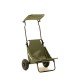 STEALTH GEAR Chariot de transport Vert avec pare soleil