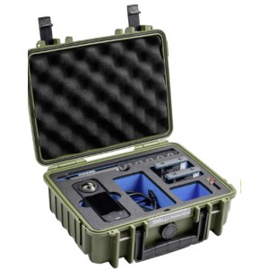 B&W Valise type 1000 Insta X4 vert fonc&eacute;